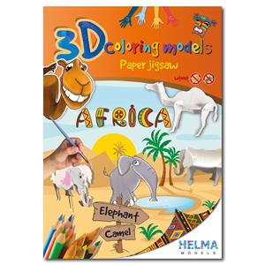 3D Coloring models - Africa