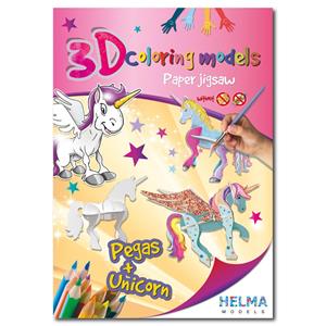 3D Coloring models - Pegas & Unicorn