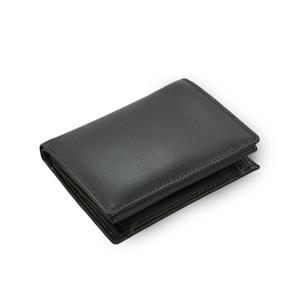 Black mens leather wallet - document folder