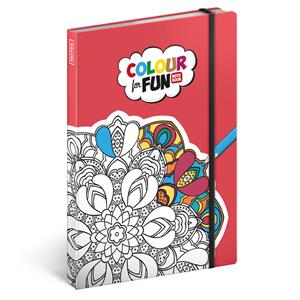 Colour for Fun notebook A5 - lined