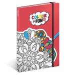 Colour for Fun notebook A5 - lined