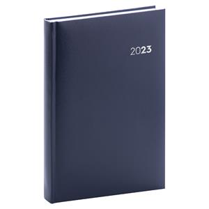 Daily Diary 2023 A5 Balacron - dark blue