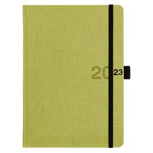 Daily diary 2023 Canvas A5 - green