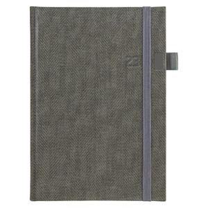 Daily Diary 2023 Slovak A5 Tweed - grey