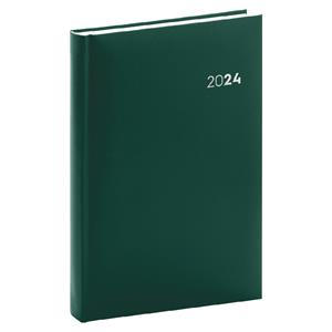 Daily Diary 2024 A5 Balacron - green