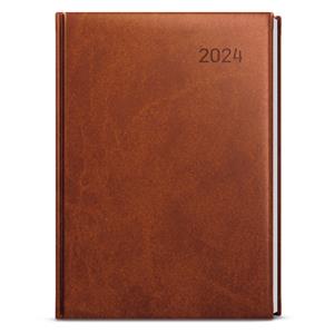 Daily Diary 2024 Adam Vivella B6 - Brown