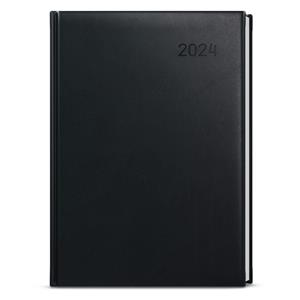 Daily Diary 2024 Ctirad Vivella A5 - Black