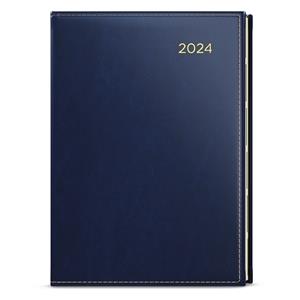 Daily Diary 2024 Ctirad with cutout- Premier A5 - Blue