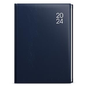 Daily Diary 2024 David Balacron A5 - Blue