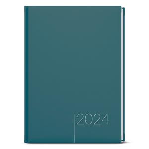 Daily Diary 2024 David Lamino A5 - Turquoise