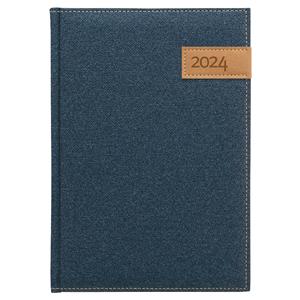 Daily diary 2024 Denim A5 - blue