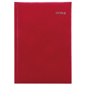 Daily diary 2024 Kronos A5 - red