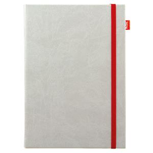 Daily diary 2024 Silky A5 - red