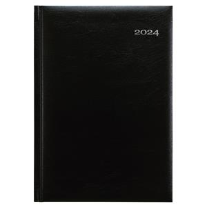 Daily Diary 2024 Slovak A5 Kronos - black