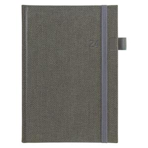 Daily diary 2024 Tweed A5 - grey