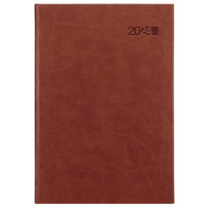 Daily diary 2024 Viva A5 - brown