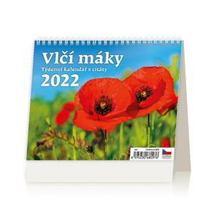 Desk Calendar 2022 - Poppies