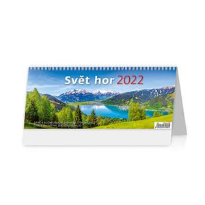 Desk Calendar 2022 - The World Mountains