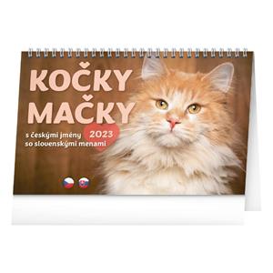 Desk Calendar 2023 Cats CZ/SK