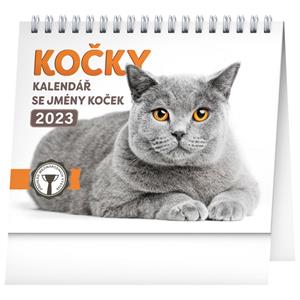 Desk Calendar 2023 Cats with cats names