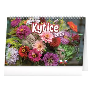 Desk Calendar 2023 Flowers CZ/SK