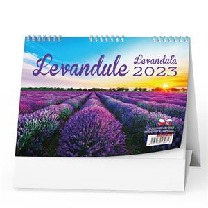 Desk Calendar 2023 Lavender