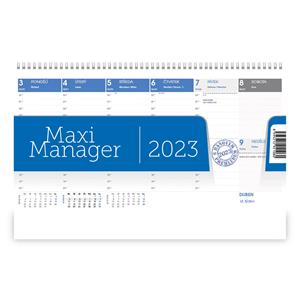 Desk Calendar 2023 - Maximanager blue