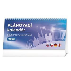 Desk Calendar 2023 Planner with european holidays SK