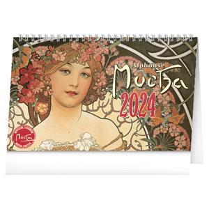 Desk Calendar 2024 Alfons Mucha