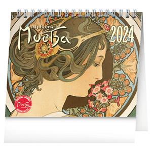 Desk Calendar 2024 Alfons Mucha