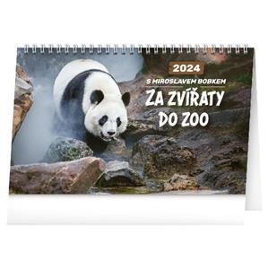 Desk Calendar 2024 Animals in the Zoo