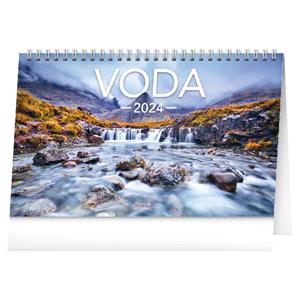 Desk Calendar 2024 Aqua CZ/SK