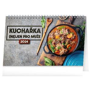 Desk Calendar 2024 Cookbook for men