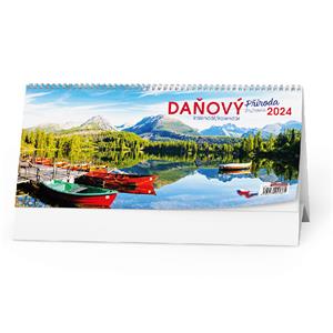 Desk Calendar 2024 Czechoslovak Work tax Calendar - Nature