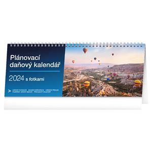 Desk Calendar 2024 Planner with taxes and photos