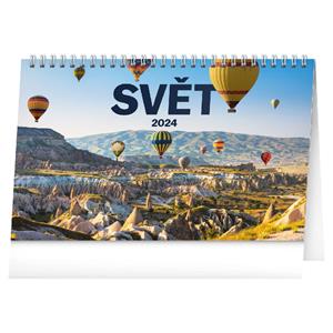 Desk Calendar 2024 World