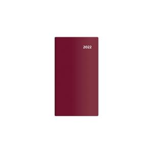 Diary 2022 pocket - Torino fortnightly - bordeaux red