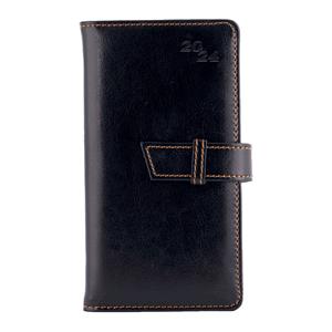 Diary BELT weekly pocket 2024 Polish - black/brown