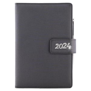 Diary BRILIANT weekly A5 2024 Polish - black