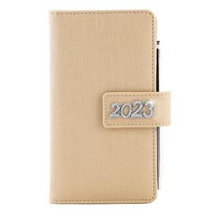 Diary BRILIANT weekly pocket 2023 Polish - gold