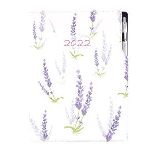 Diary DESIGN daily A4 2022 - Lavender