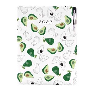 Diary DESIGN daily A4 2022 PL - Avocado