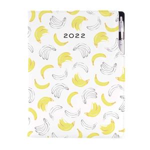 Diary DESIGN daily A4 2022 PL - Banana