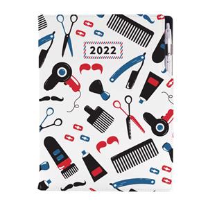 Diary DESIGN daily A4 2022 PL - Barber