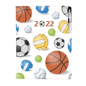 Diary DESIGN daily A4 2022 PL - Sport