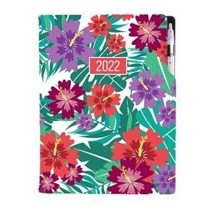 Diary DESIGN daily A4 2022 PL - Tropic