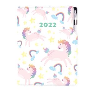 Diary DESIGN daily A4 2022 - Unicorn