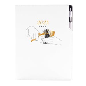 Diary DESIGN daily A4 2023 - Hair