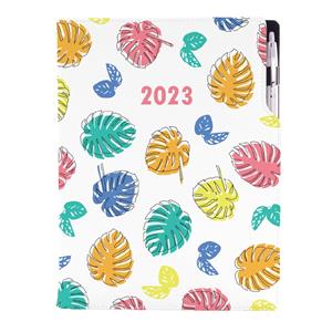 Diary DESIGN daily A4 2023 - Leaves