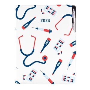 Diary DESIGN daily A4 2023 PL - Doctor